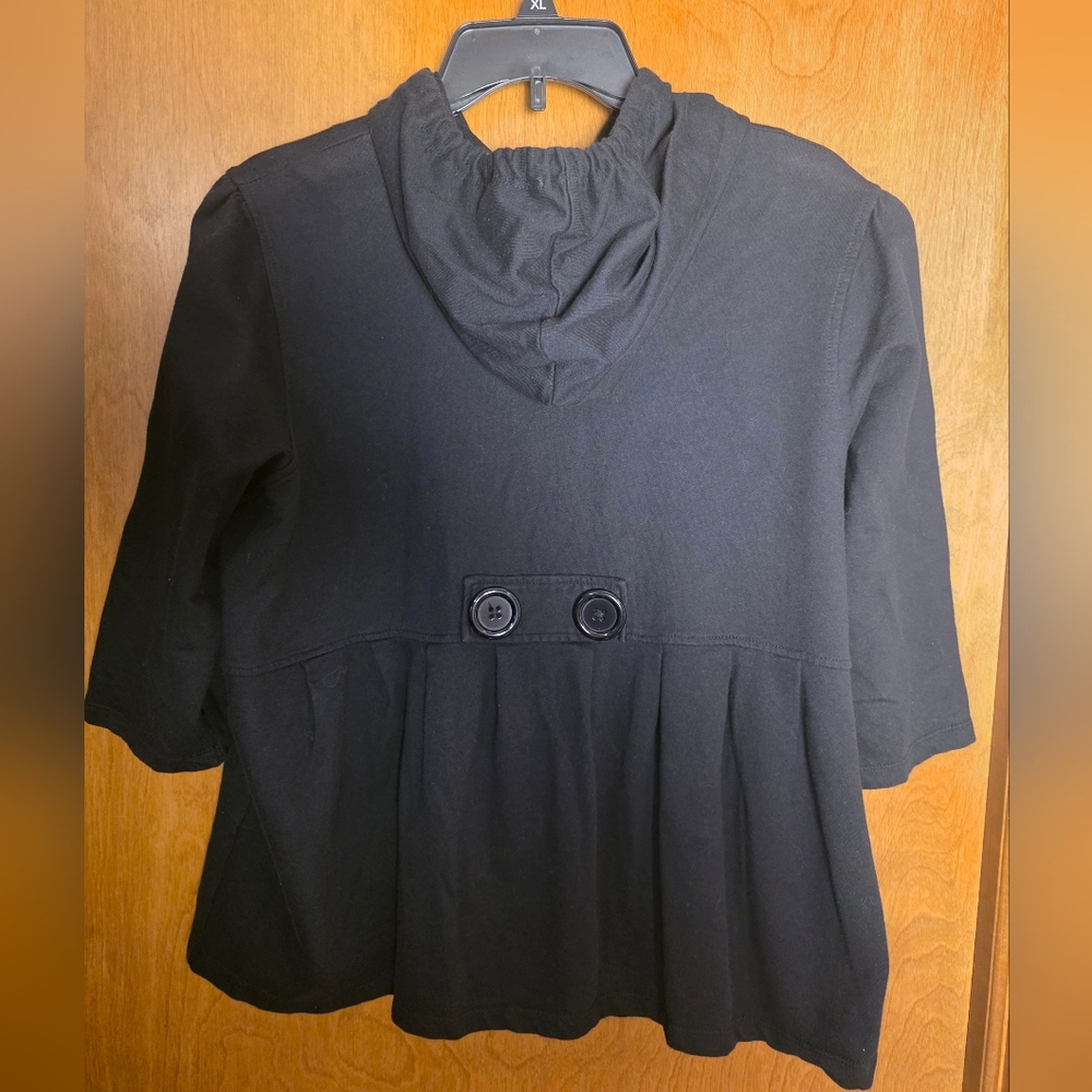 Black Avenue Artisan Zippered Hoodie - Picture 4 of 4